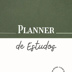 Imagem de capa para o Ebook Planner de estudos 
