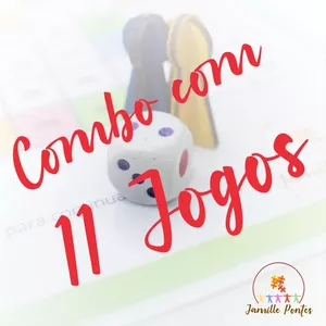 Imagem de capa para o Ebook Combo 11 Jogos Pedagógicos - Jamille Pontes