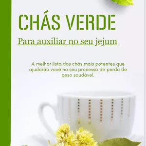 Imagem de capa para o Ebook GUIA DOS CHAS VERDE (DETOX E SAÚDE)