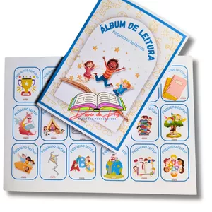 Imagem de capa para o Ebook Álbum de leitura + 18 figurinhas-PDF