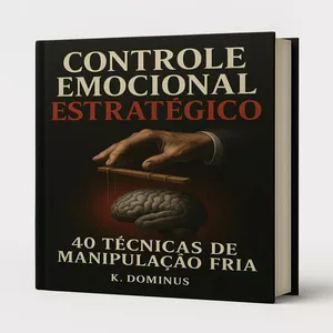Imagem de capa para o Ebook Controle Emocional estratégico; 40 técnicas de manipulação fria