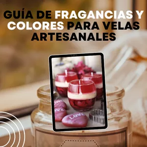 Imagen de portada para Ebook Guía de fragancias y colores para velas artesanales
