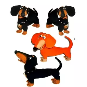 Imagem de capa para o Ebook Receita em PDF - Cachorro Salsicha Amigurumi