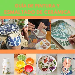 Imagen de portada para Ebook 🎨🖌️ Guía de Pintura y Esmaltado de Cerámica – ¡Transforma Piezas en Verdaderas Obras de Arte!