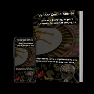 Imagem de capa para o Ebook Vencer com a Mente, táticas e estratégias para controle Emocional em Jogos 