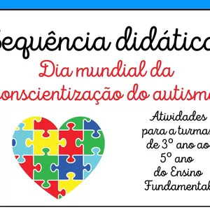 Imagem de capa para o Ebook SEQUÊNCIA DIDÁTICA DIA MUNDIAL DA CONSCIENTIZAÇÃO DO AUTISMO COM OS CÓDIGOS DA BNCC