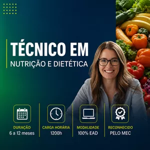 Imagem do curso Curso Técnico em Nutrição e Dietética