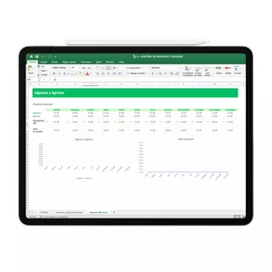 Imagen de portada para Ebook EXCEL - CONTROL DE INGRESOS Y EGRESOS