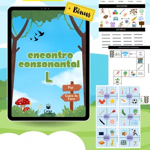 Imagem de capa para o Ebook Atividades do Encontro Consonantal L