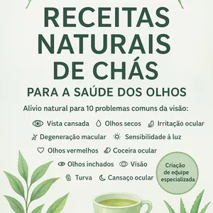 Imagem de capa para o Ebook Receitas Naturais Para Chás
