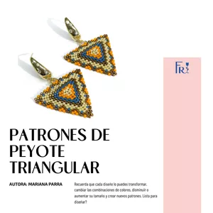 Imagen de portada para Ebook Guía de patrones de Peyote Triangular