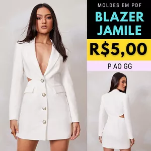 Imagem de capa para o Ebook Molde Blazer Jamile