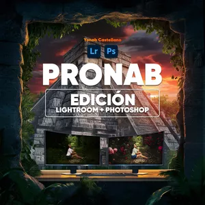 Imagen de portada para Curso online PRONAB "Transforma tus Fotos: Curso Completo de Edición en Lightroom y Photoshop"