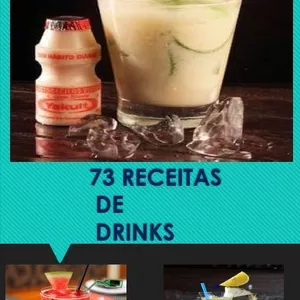 Imagem de capa para o Ebook 73 RECEITAS DE DRINKS