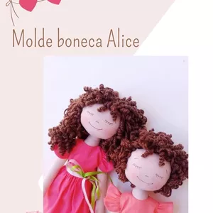 Imagem de capa para o Ebook Molde boneca Alice