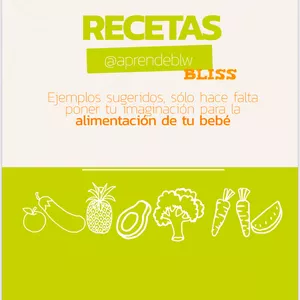 Imagen de portada para Ebook RECETAS BLW BLISS 