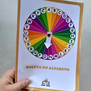 Imagem de capa para o Ebook ROLETA DO ALFABETO