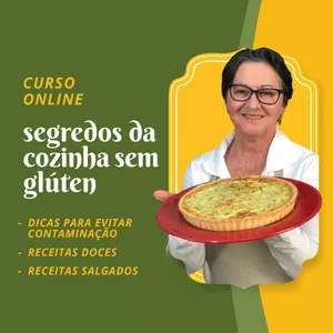 Imagem de capa para o Curso online Curso Segredos da Cozinha sem Glúten