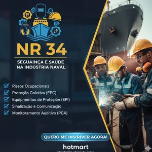 Imagem do curso NR 34 (Condições e Meio Ambiente de Trabalho na Indústria da Construção