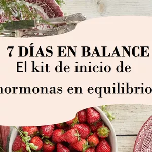 Imagen de portada para Curso online 7 DIAS EN BALANCE