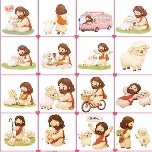 Imagen de portada para Ebook Paq Jesús y la oveja x20 PNG