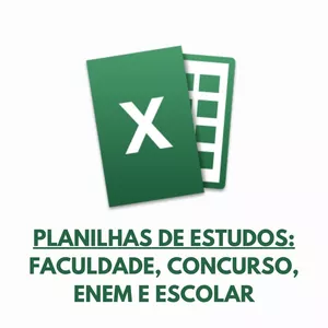 Imagem de capa para o Curso online Planilha de Planejamento e Controle de Estudos