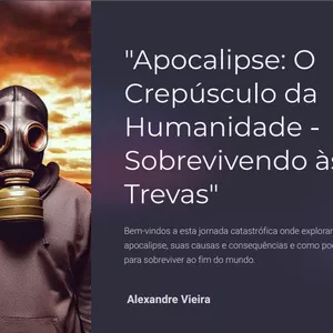 Imagem de capa para o Ebook Apocalipse: O Crepúsculo da Humanidade - Sobrevivendo às Trevas