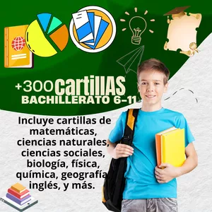 Imagen de portada para Ebook ¡𝐌𝐄𝐆𝐀𝐏𝐀𝐐𝐔𝐄𝐓𝐄 𝐃𝐄 𝐂𝐀𝐑𝐓𝐈𝐋𝐋𝐀𝐒 𝐁𝐀𝐂𝐇𝐈𝐋𝐋𝐄𝐑𝐀𝐓𝐎 𝟔-𝟏𝟏!