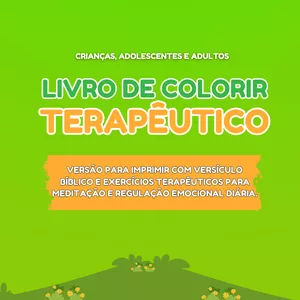 Imagem de capa para o Ebook LIVRO DE COLORIR TERAPÊUTICO