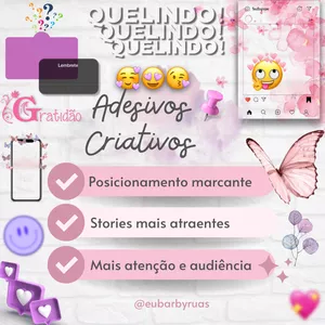 Imagem de capa para o Curso online Adesivos criativos 🦋