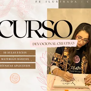 Imagem de capa para o Curso online Curso: Introdução ao Bible Journaling