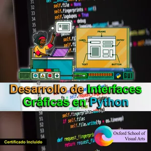 Imagen de portada para Curso online Desarrollo de Interfaces Gráficas en Python