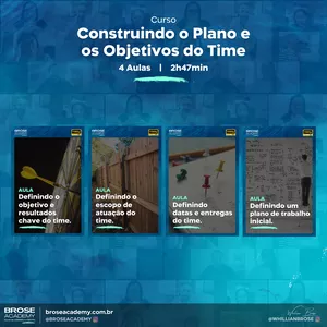 Imagem de capa para o Curso online (#C29) Curso de Liderança: Construindo o Plano e os Objetivos do Time