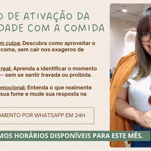 Imagem de capa para o Curso online Sessão de Ativação da Liberdade com a Comida