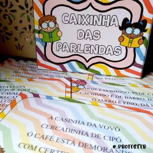 Imagem de capa para o Ebook CAIXINHA DAS PARLENDAS