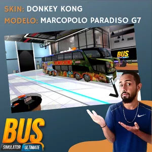 Imagem de capa para o Curso online Skin Donkey Kong - Marcopolo Paradiso G7