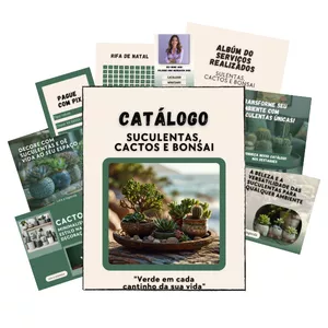 Imagem de capa para o Curso online Catálogo para Suculentas, Cactos e Bonsai
