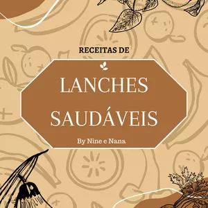 Imagem de capa para o Ebook Lanches Saudáveis