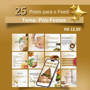 Imagem de capa para o Ebook Posts Pós-Festas