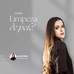 Imagem de capa para o Curso online Curso Limpeza de Pele - Luane Lima