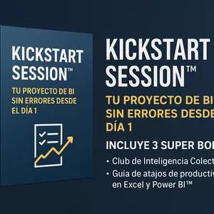 Imagen de portada para Curso online KickStart Session™: Tu Proyecto de BI sin Errores desde el Día 1