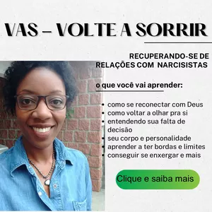 Imagem de capa para o Curso online VAS - Volte a sorrir - Recuperando-se de relações narcisistas 