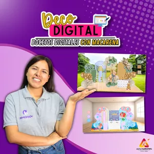 Imagen de portada para Curso online DecoDigital - Bocetos Digitales con Macarena