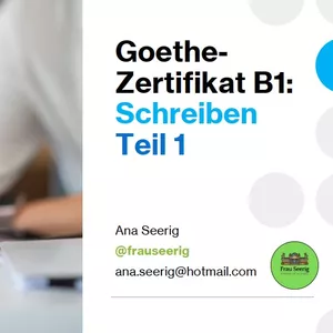 Imagem de capa para o Curso online Goethe-Zertifikat B1: Schreiben - Teil 1