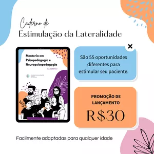 Imagem de capa para o Ebook Caderno de estimulação da Lateralidade