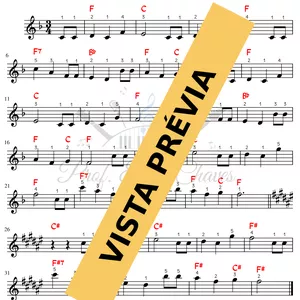 Imagem de capa para o Ebook 🎼 Parabéns pra você - Happy birthday to you - Good morning to all - 206 - Tutorial Partitura e Teclado Fácil