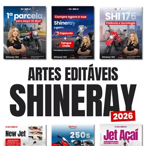 Imagem do curso Pacote de Artes Editáveis Shineray 2026