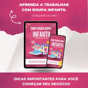 Imagem de capa para o Ebook COMO VENDER ROUPA INFANTIL