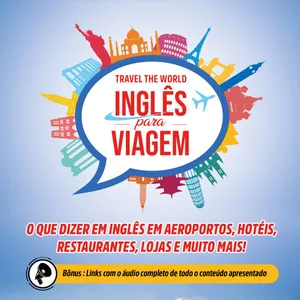 Imagem do curso Guia de conversação de Inglês para viagem E-book - Travel the World 