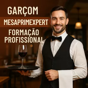 Imagem do curso Garçom MesaPrimeXpert – Formação Profissional 